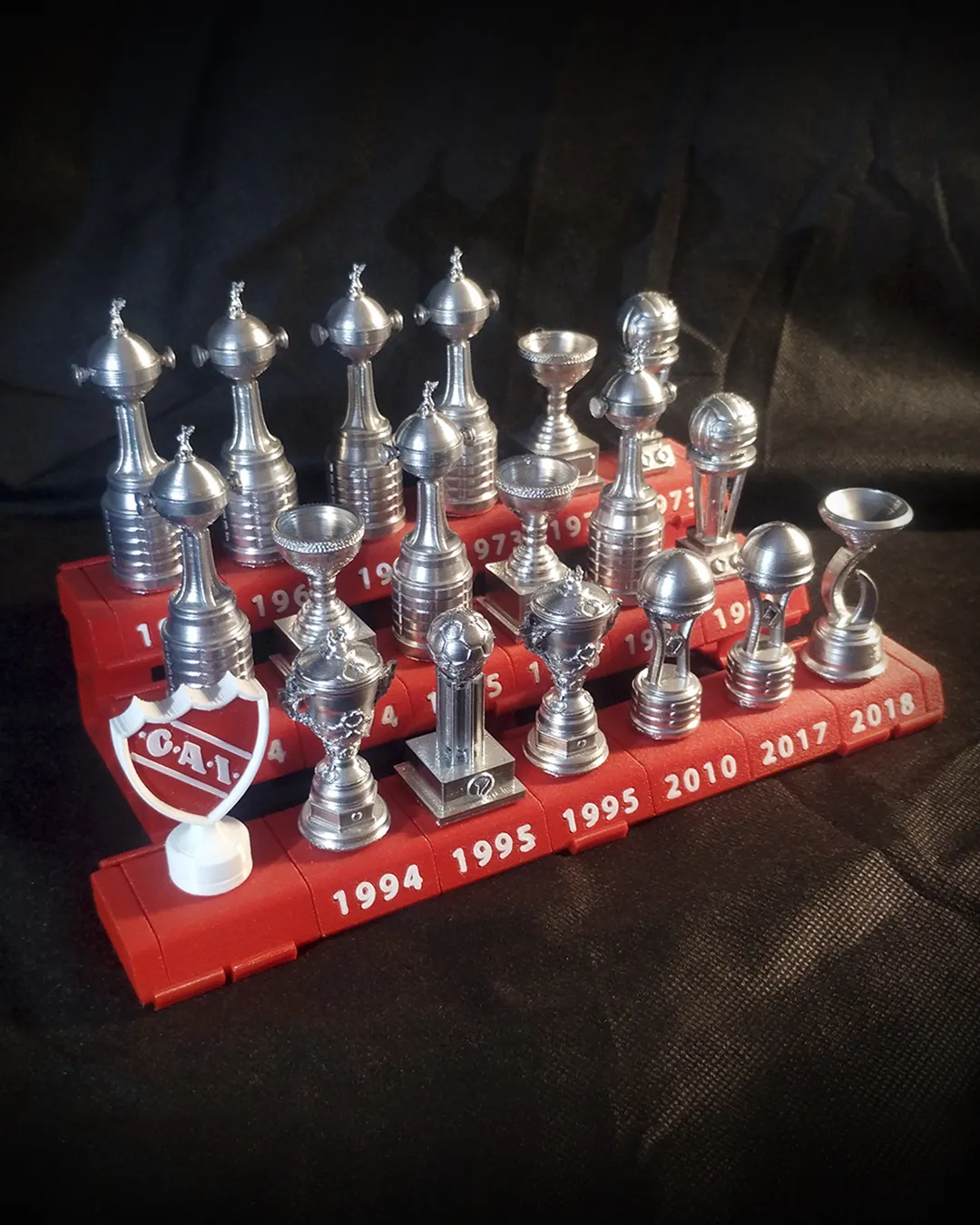 Set completo copas Independiente