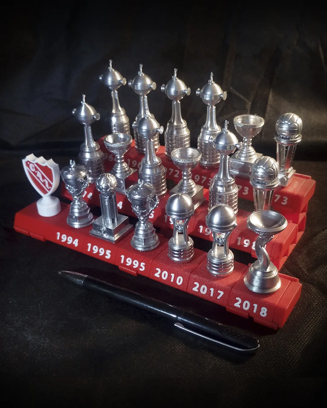 Set completo copas Independiente - Imagen 2