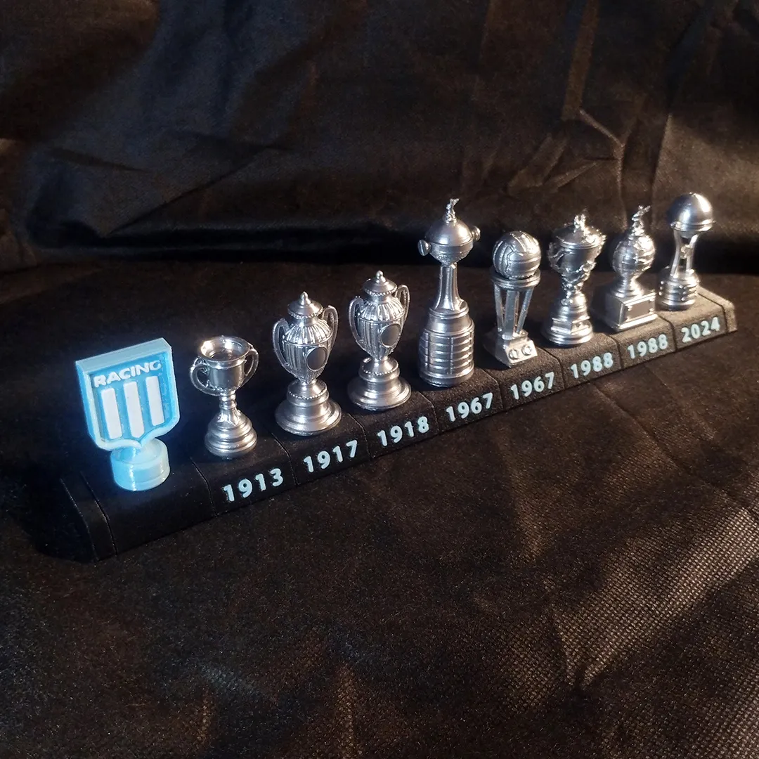 Set copas internacionales Racing